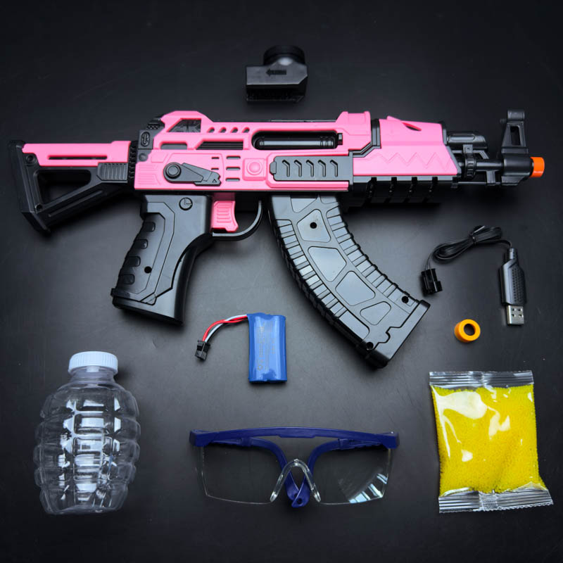 AKM Gel Blaster pink accessories